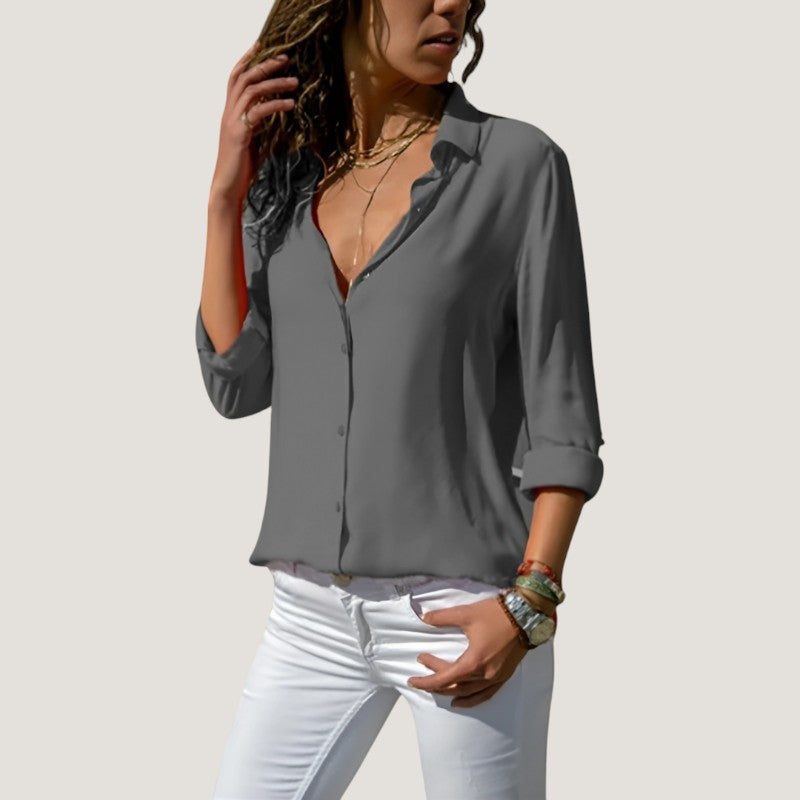 Kvinno Blus Chic och Tidlös 3