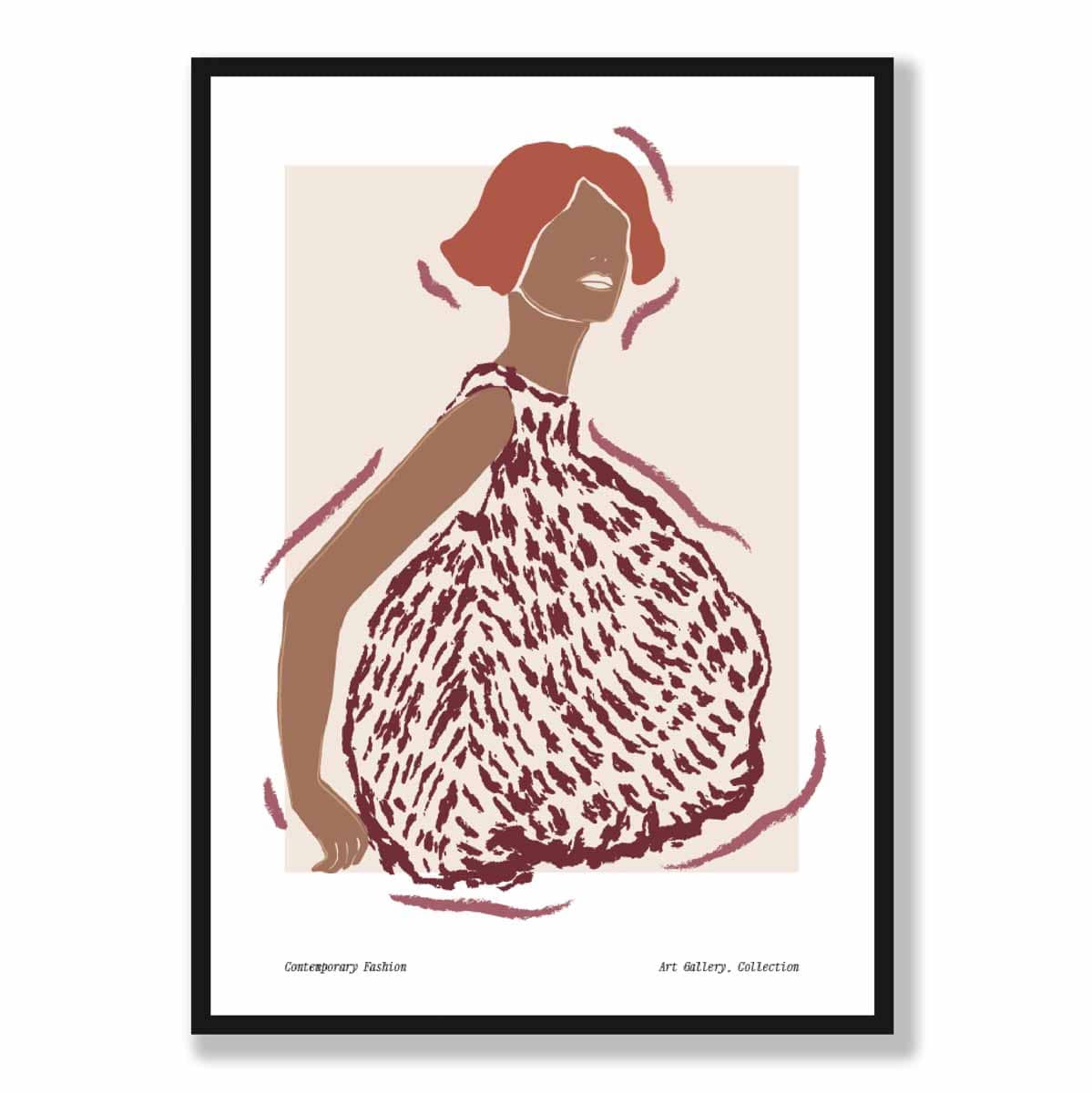 Kvinnors Affisch Modern Minimalistisk Galleridesign 5
