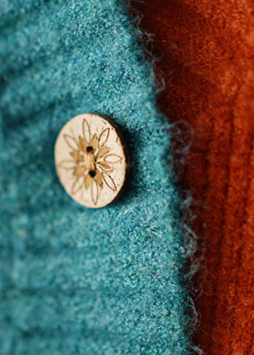 Kvinnors Ärmös V-hals Strandväst Patchwork 3