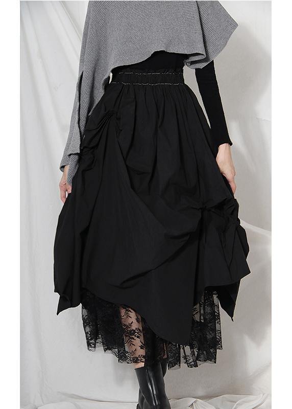 Kvinnors Asymmetrisk Sommarkjol med Patchwork Design 1