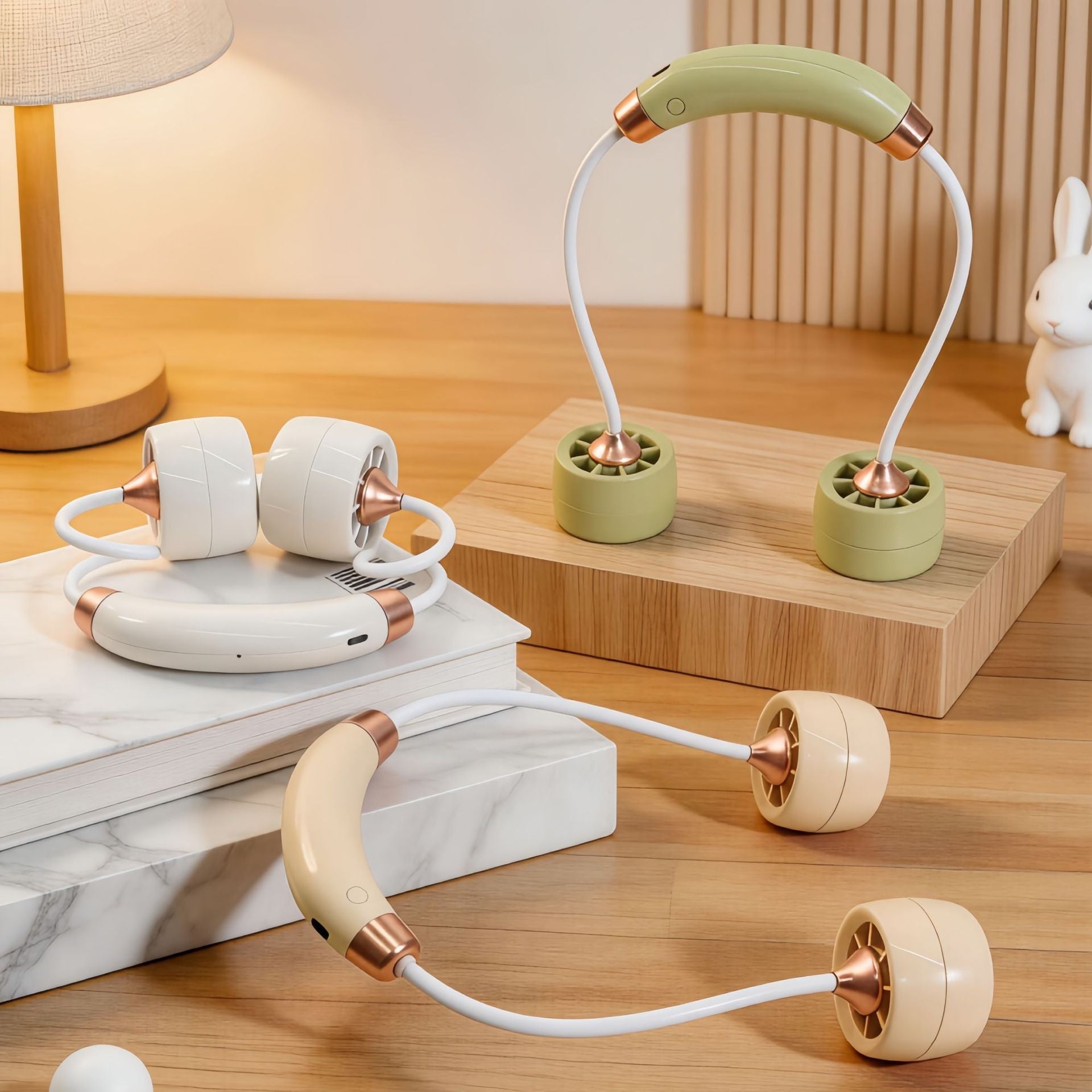 Kvinnors Bärbar Halsfläkt Flexibel Design 2
