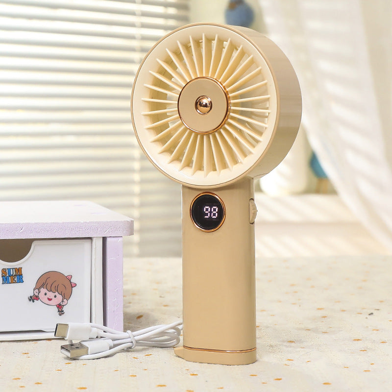 Kvinnors Bärbar Handfläkt Modern Design Med USB-Laddning 6