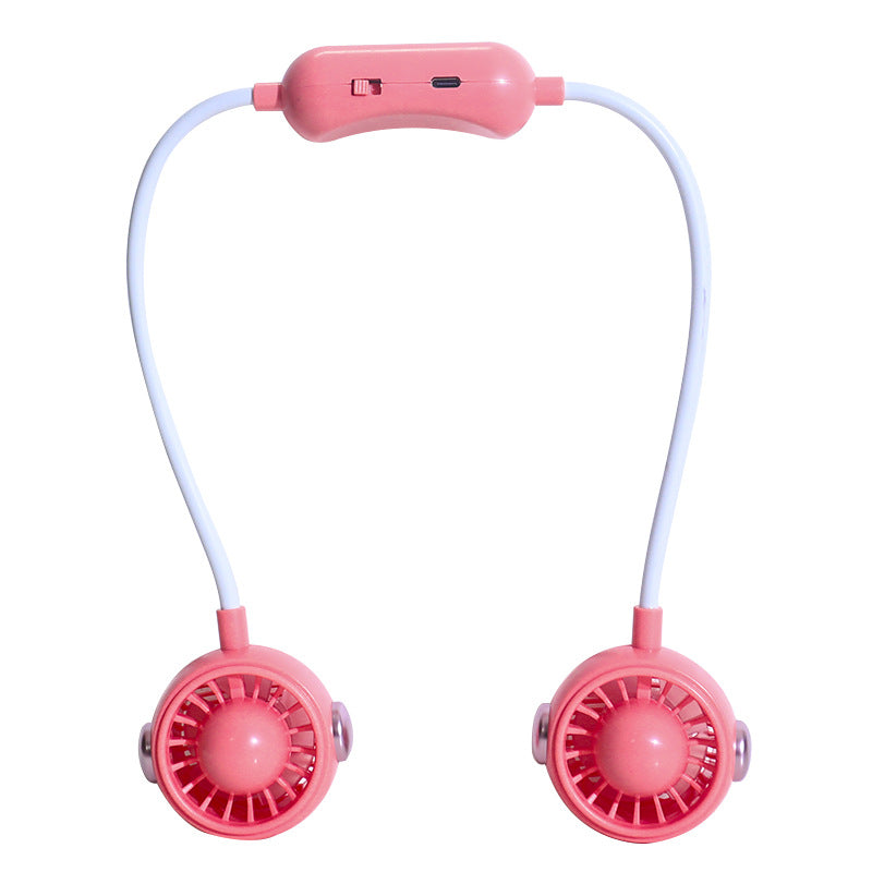 Kvinnors Bärbar USB-Halsfläkt Med Flexibel Hållare 5