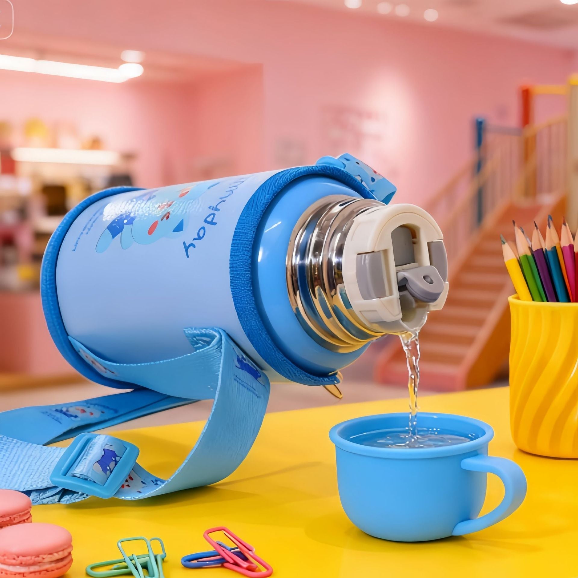 Kvinnors Bärbar Vattenflaska Med Innovativ Design 2
