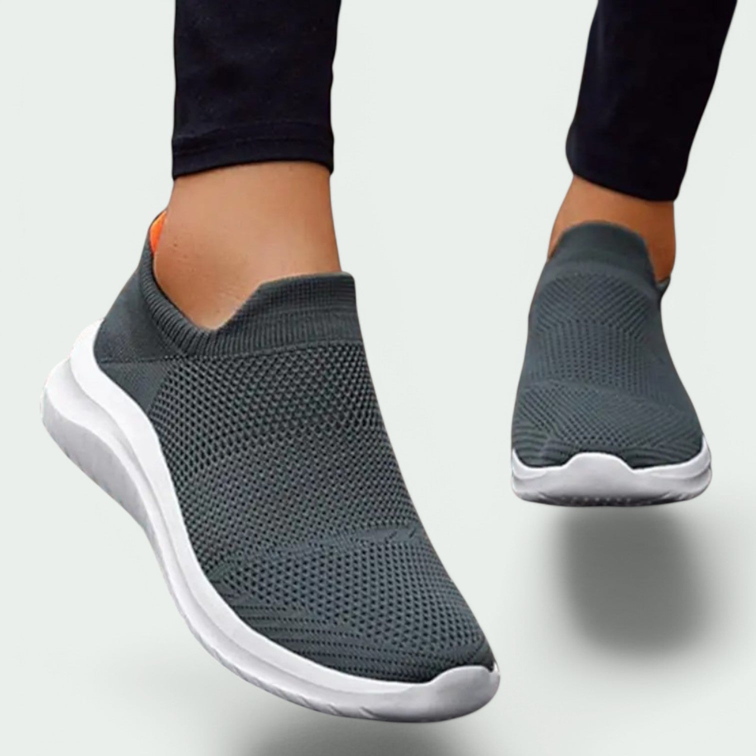 Kvinnors Bekväma Skor i Läder med Ergonomisk Design 2