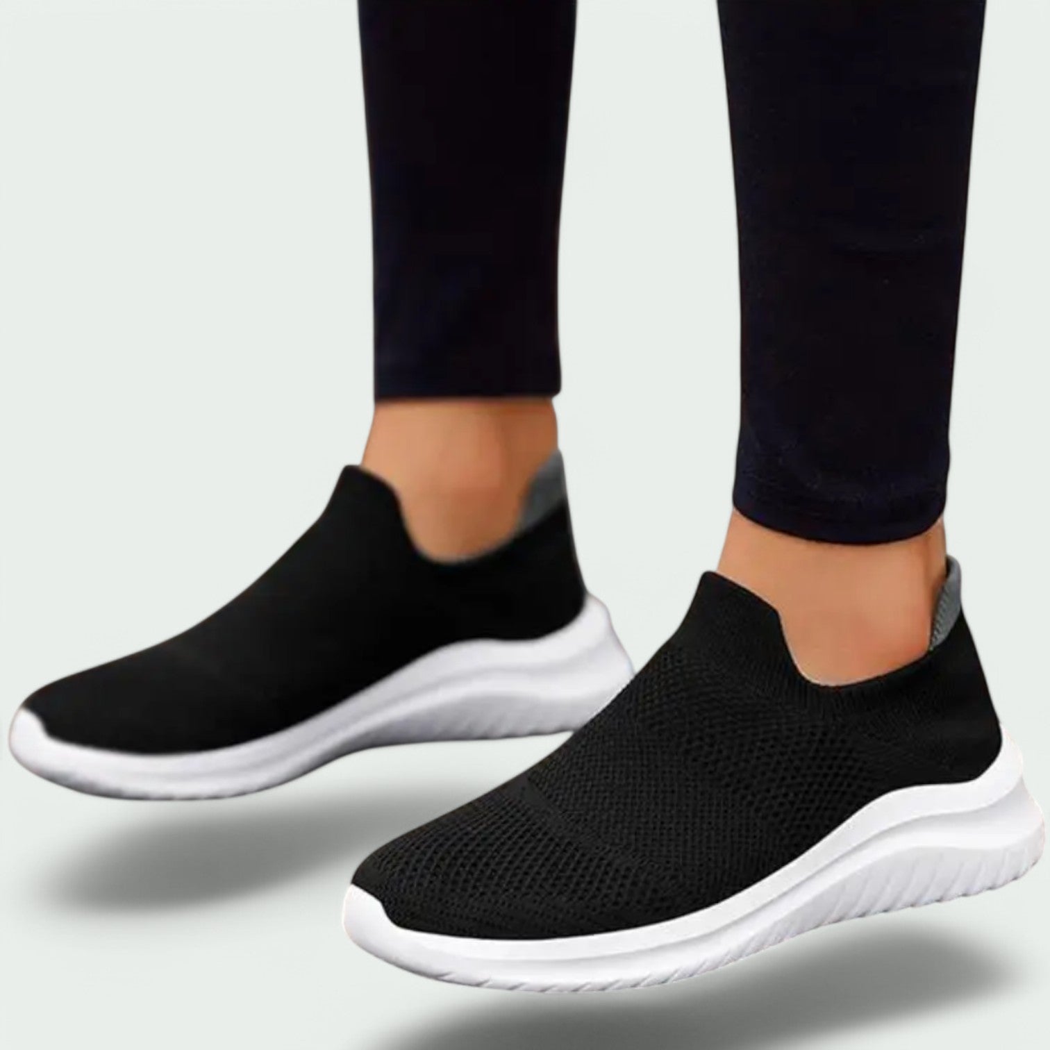 Kvinnors Bekväma Skor i Läder med Ergonomisk Design 8