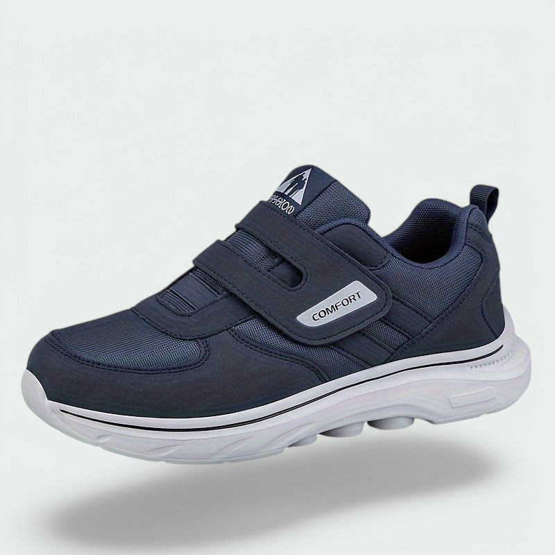 Kvinnors Bekväma Sneakers med Velcro och Andningsbart Material 1