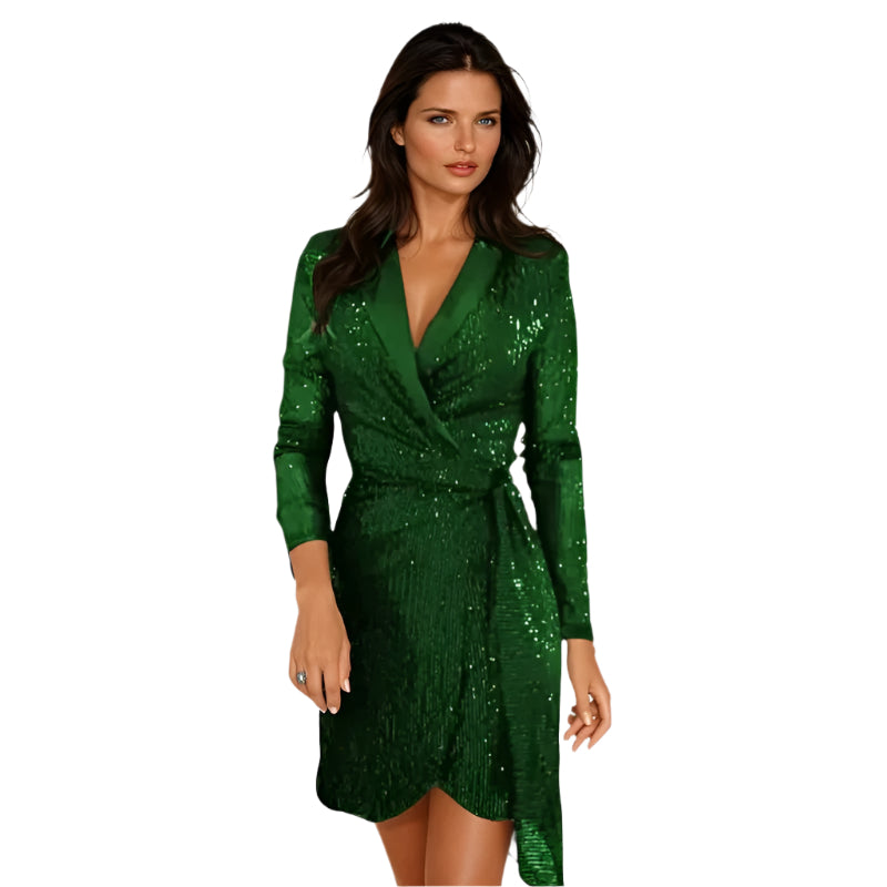 Kvinnors Blazer Klänning Elegant Design 0