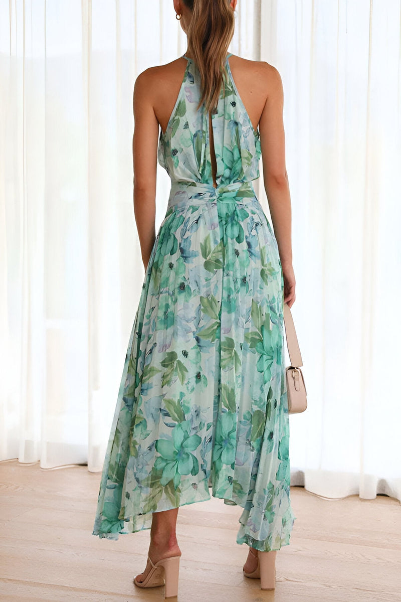 Kvinnors Blommig Klänning Charmig Design Polyester 3
