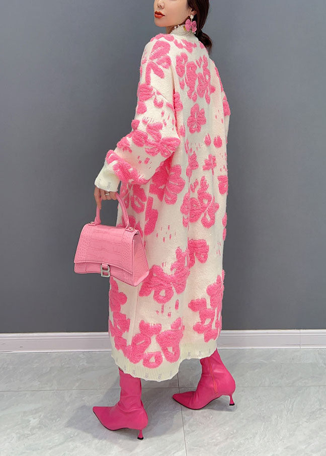 Kvinnors Blommig Klänning Hög Nacke 3