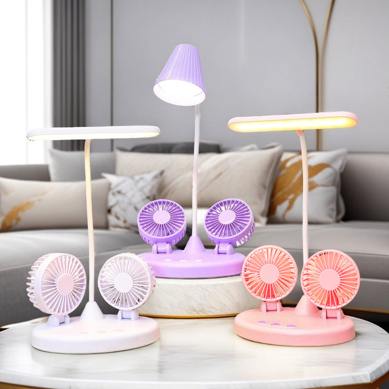Kvinnors Bordsfläkt Multifunktionell med LED-belysning 2