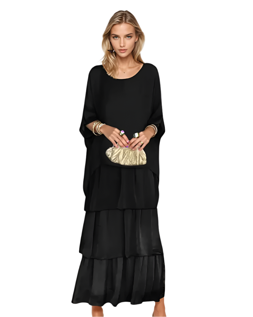 Kvinnors Casual Klänning Elegant Design Mjuk Tygblandning 0