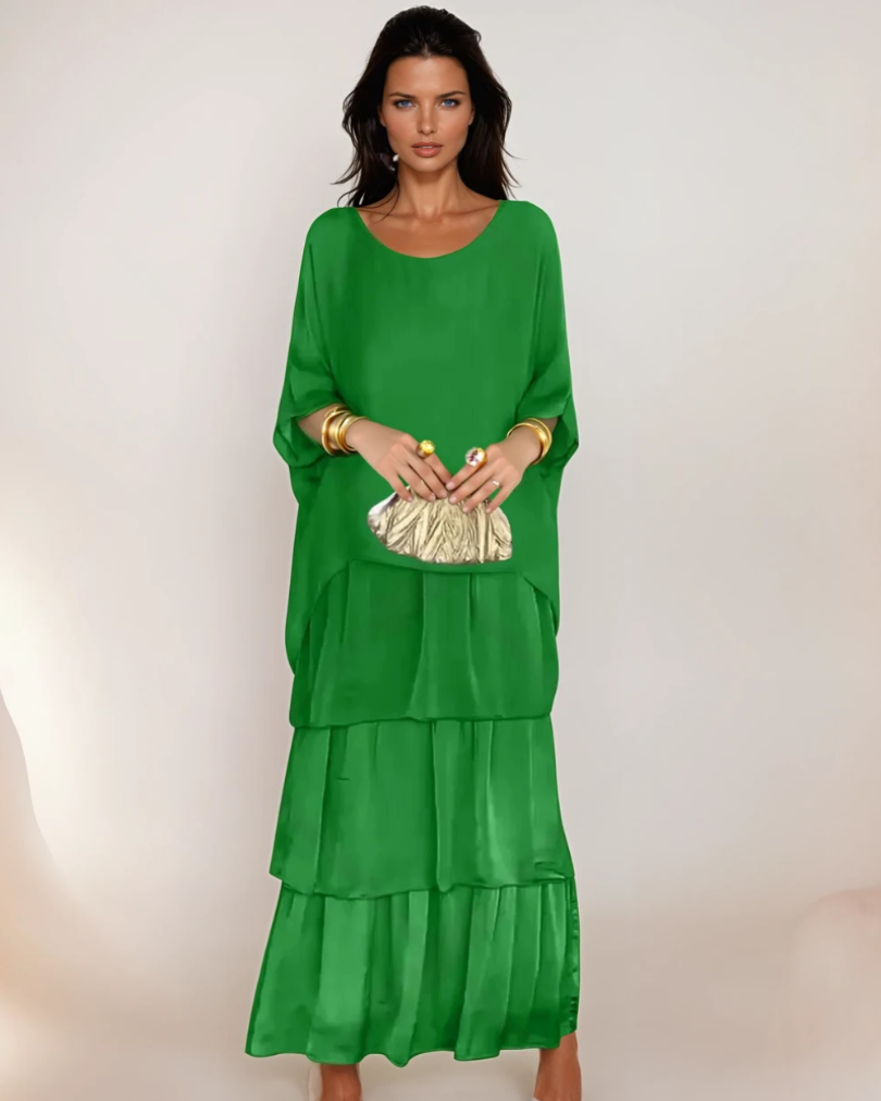 Kvinnors Casual Klänning Elegant Design Mjuk Tygblandning 5