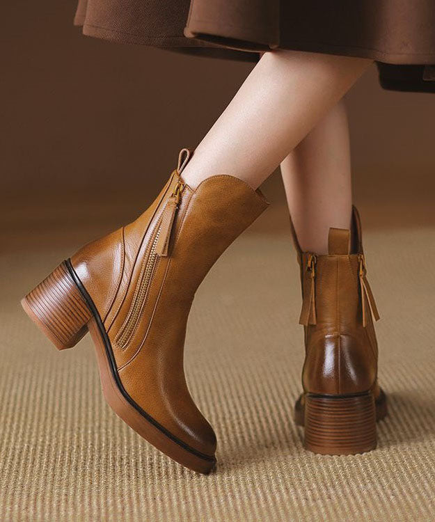 Kvinnors Chelsea Stövlar Chunky Design 3