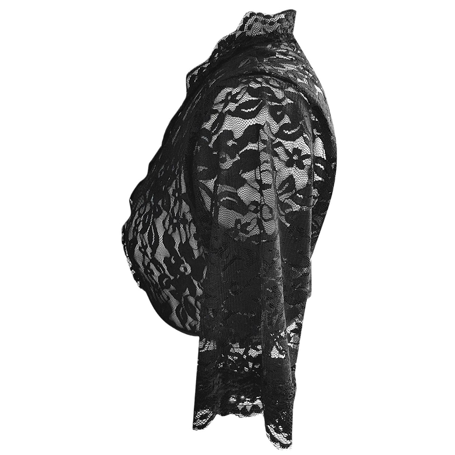 Kvinnors Dirndl Blus Spetsdesign 3