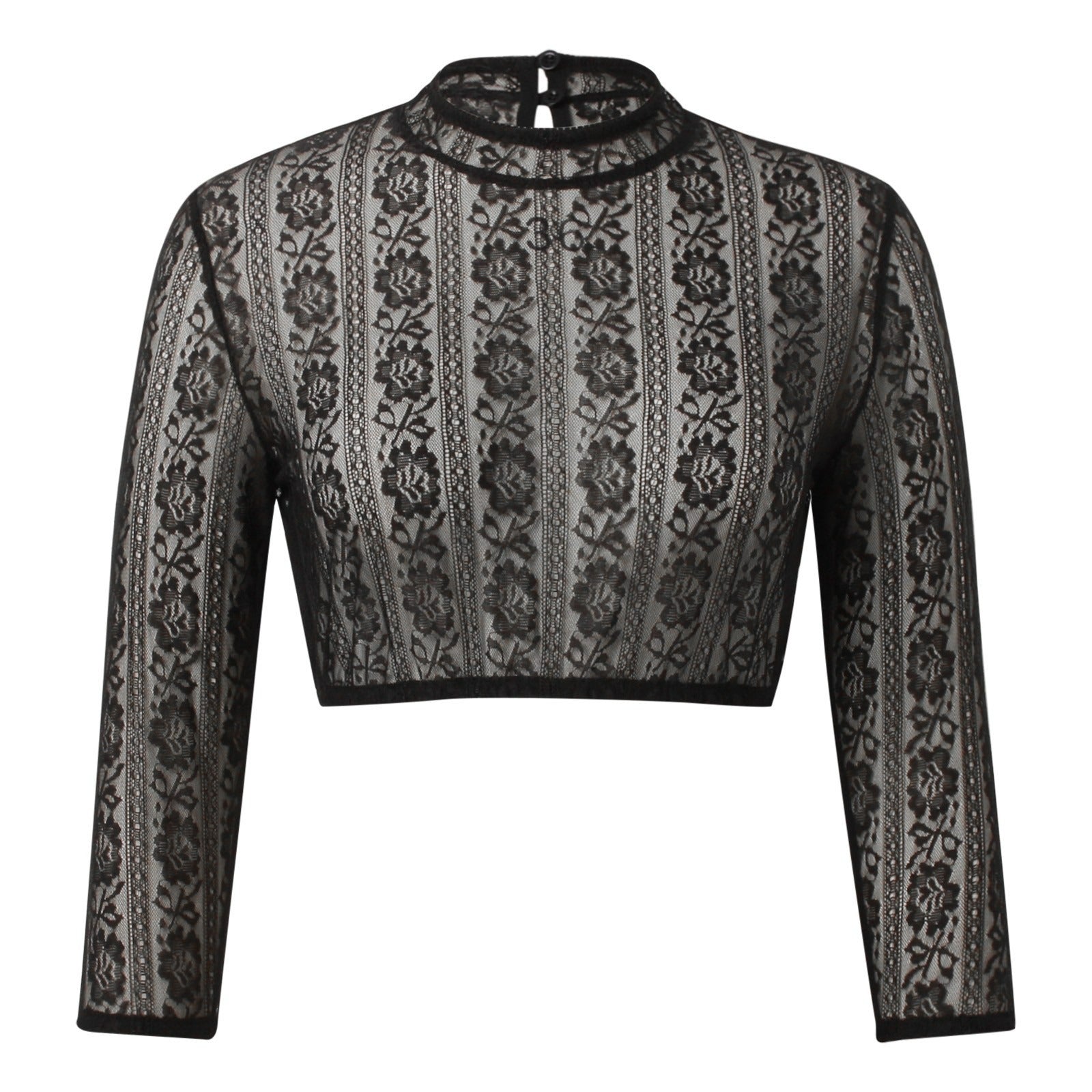 Kvinnors Dirndlblus med Spetsdetaljer Kort Ärmar Traditionell Stil 2