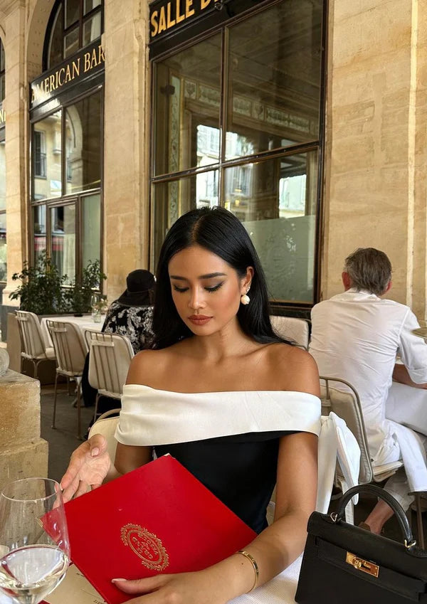 Kvinnors Elegant Klänning Bandage Med En Axel 8