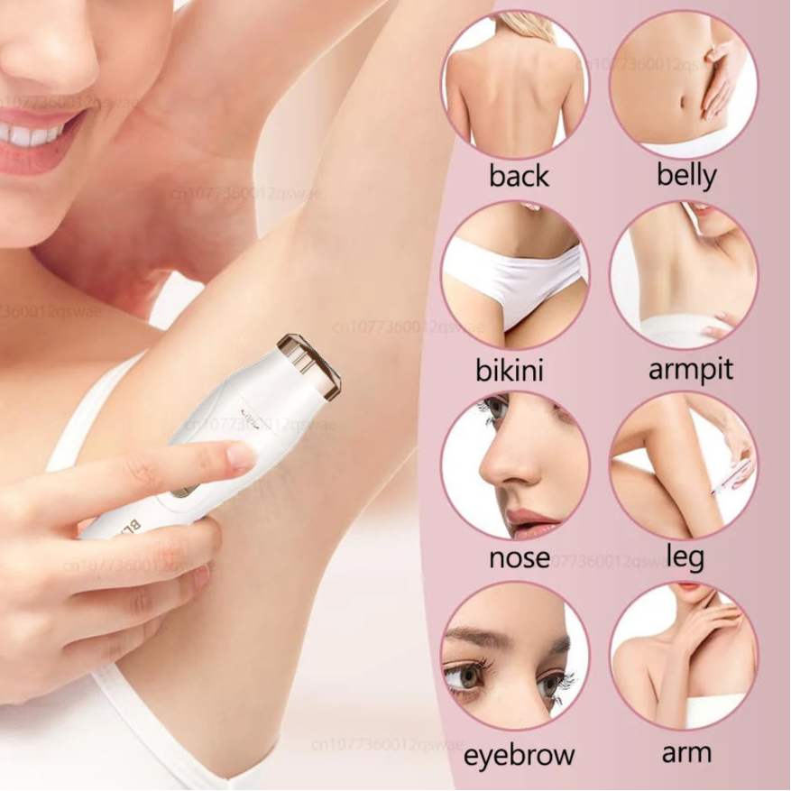 Kvinnors Elektrisk Rakapparat För Ansikte Och Kropp Portabel Design 2