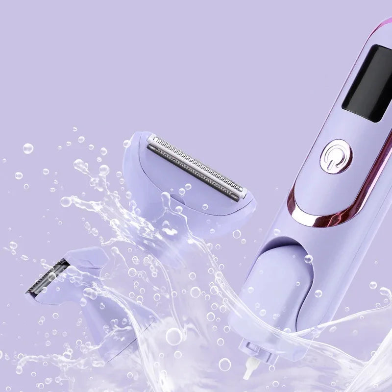 Kvinnors Elektrisk Rakapparat Multifunktionell 5 i 1 med LCD-Skärm 5