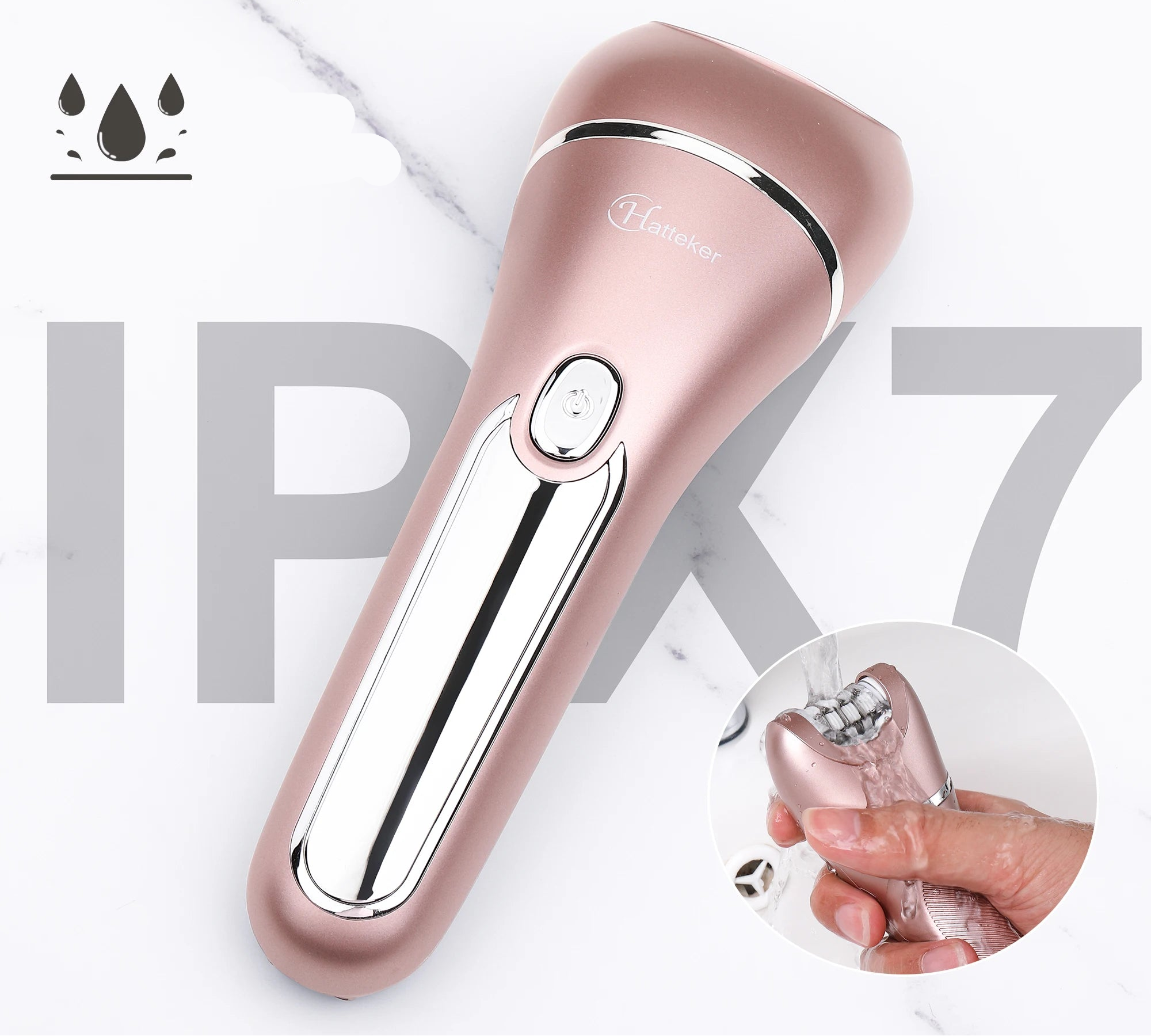 Kvinnors Elektriska Epilator 3-i-1 för Ben, Armar och Bikinilinje 5