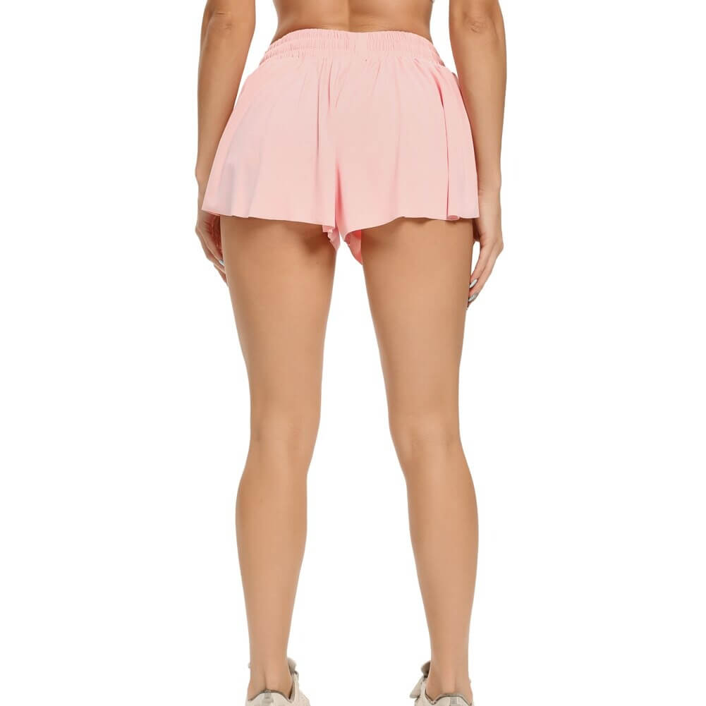 Kvinnors Fitnessshorts 2-i-1 Flowing 1