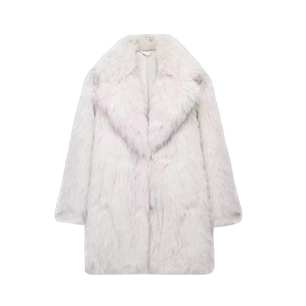 Kvinnors Fuskpälsjacka Chic 0