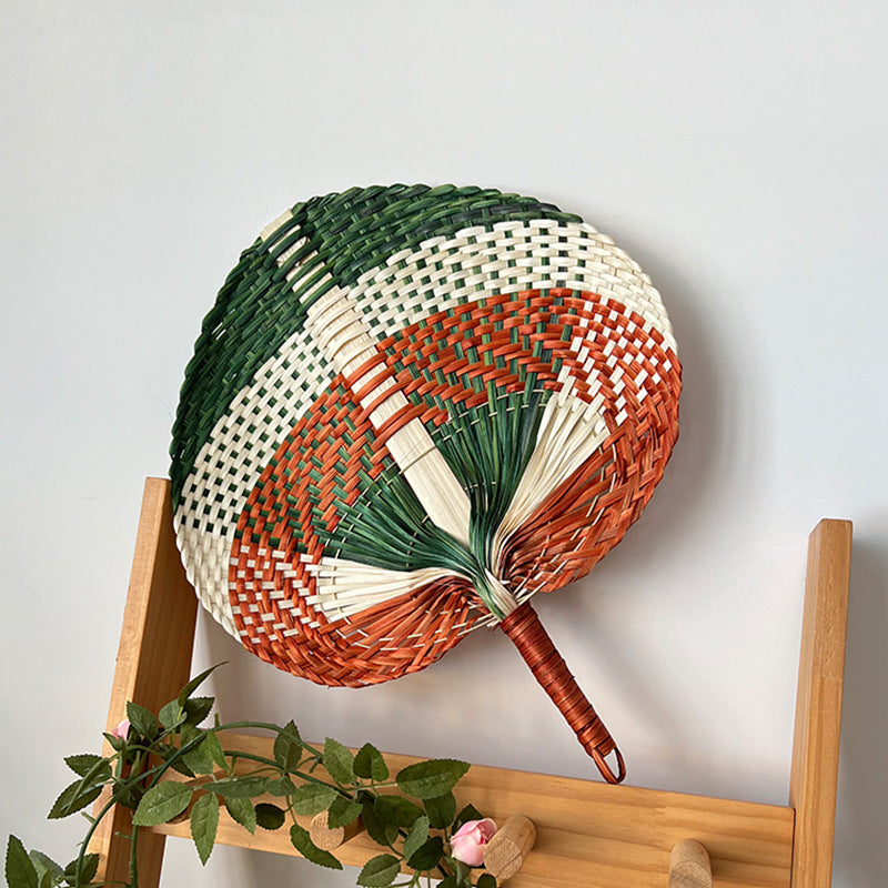 Kvinnors Handvävd Fläkt med Elegant Design 1