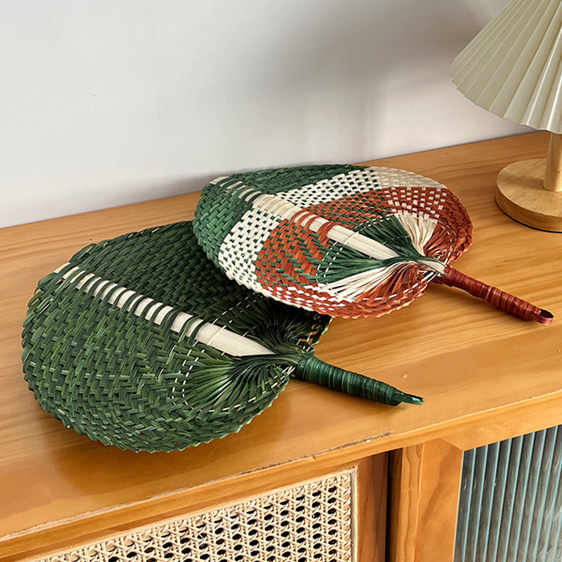 Kvinnors Handvävd Fläkt med Elegant Design 4
