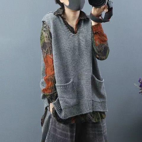 Kvinnors Hoodie Litterär Stil Löst Snitt 5