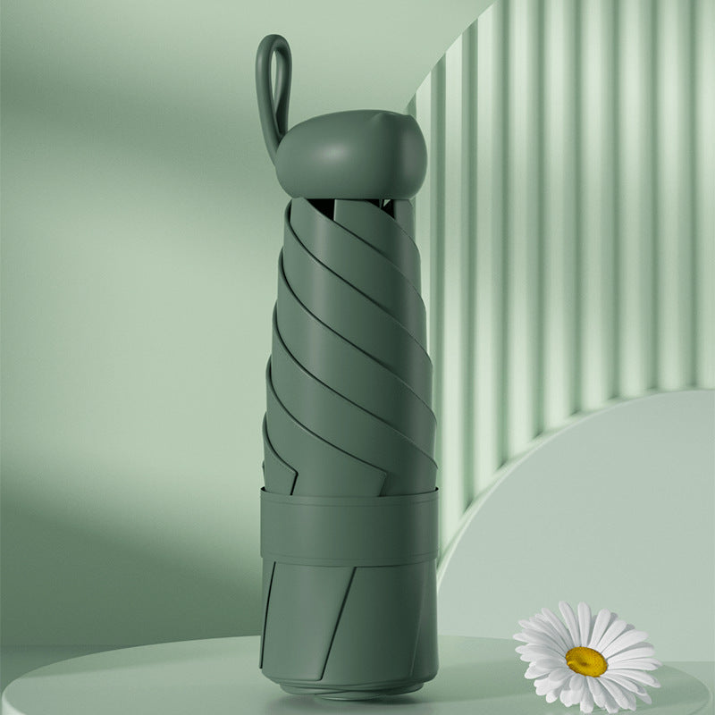 Kvinnors Hopfällbara Paraply Vindtätt Design 0