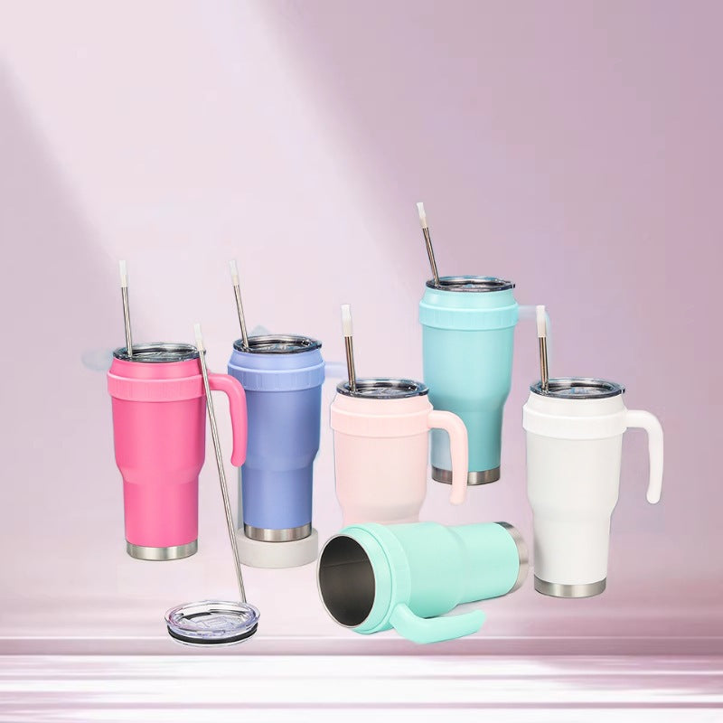 Kvinnors Isolerad Kaffemugg med Bekvämt Handtag 1