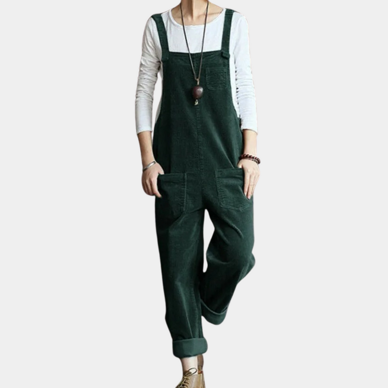 Kvinnors Jumpsuit i Flöjl med Lång Ärmar 7