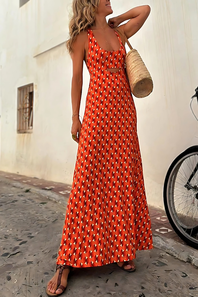 Kvinnors Klänning Flödande Design 2