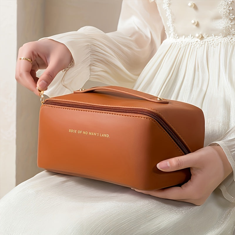 Kvinnors Kosmetisk Väska med Dragkedja för Resor 0