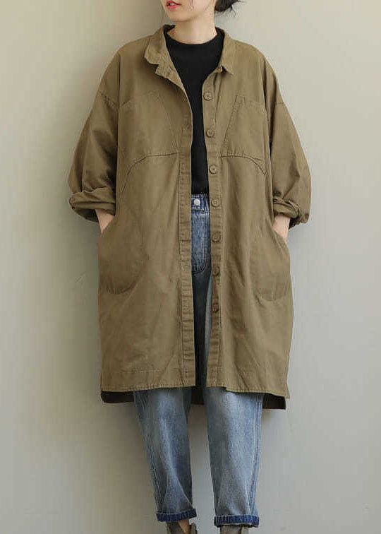 Kvinnors Långärmad Bomullsrock med Peter Pan Krage 2