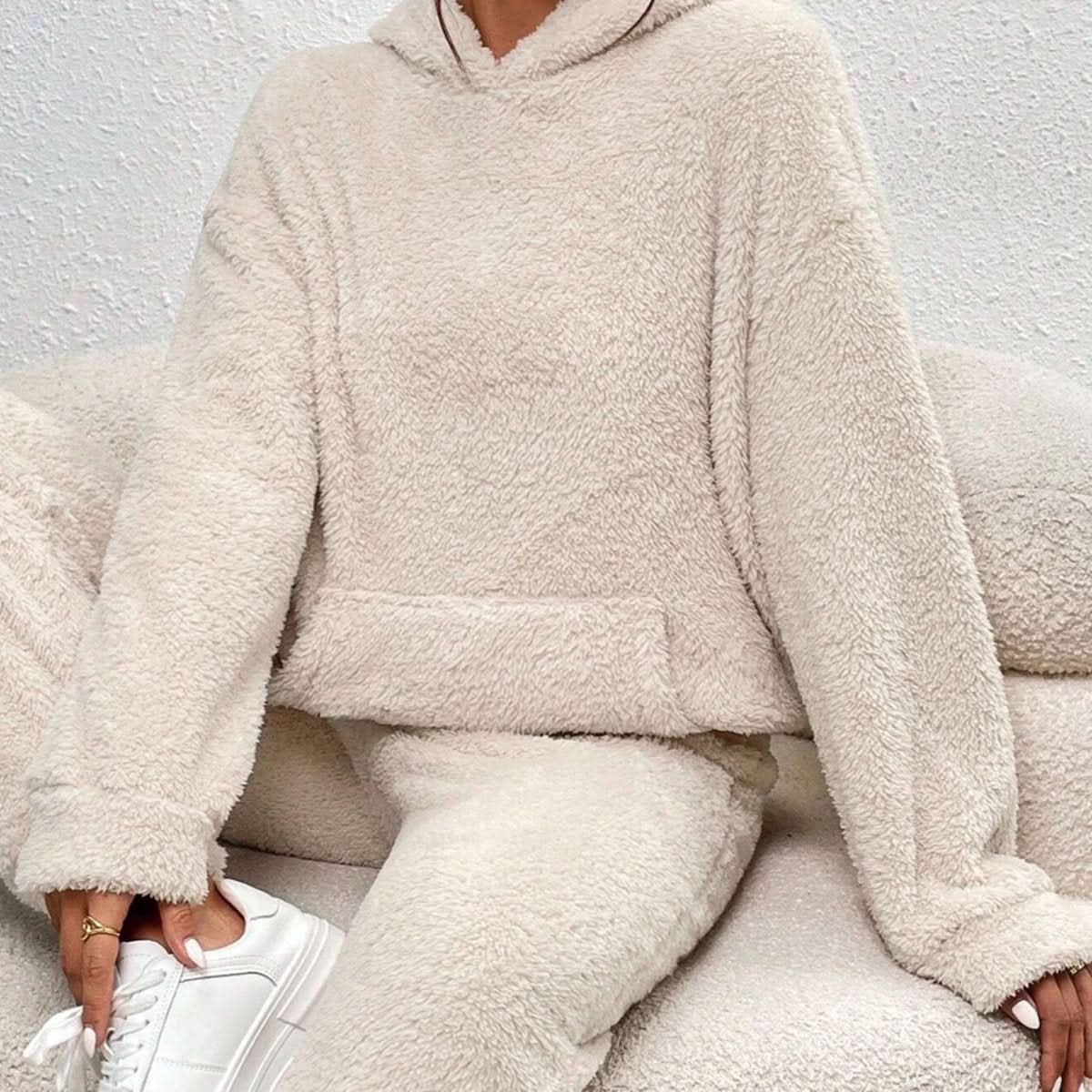 Kvinnors Loungewear Set med Hoodie 1