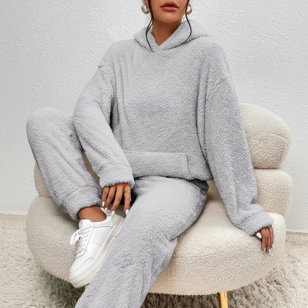 Kvinnors Loungewear Set med Hoodie 5