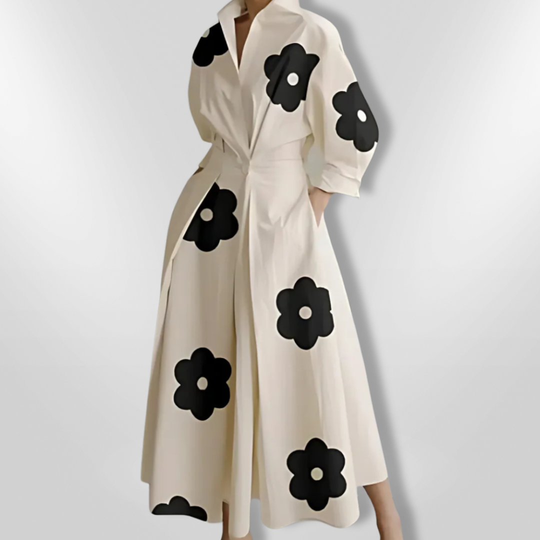 Kvinnors Maxi Klänning Flödande Mjuk Tyg 9