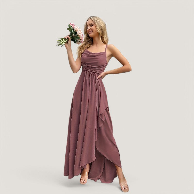 Kvinnors Maxiklänning Chiffon Passform och Flare 11