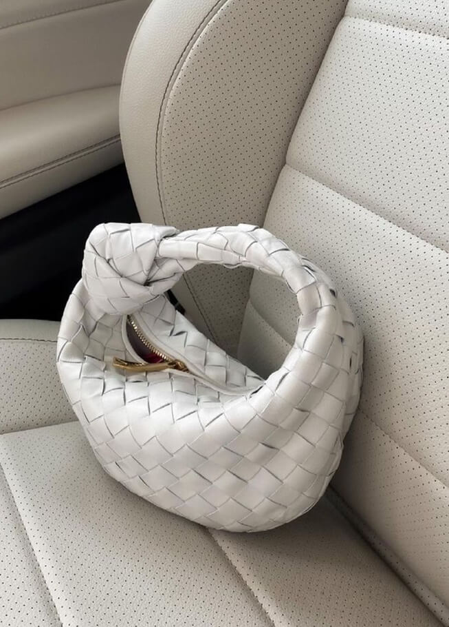 Kvinnors Minihandväska Vävda Detaljer Modern Design 8