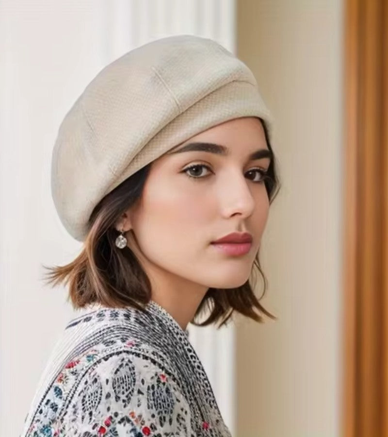 Kvinnors Mössa Parisisk Chic Stil 4