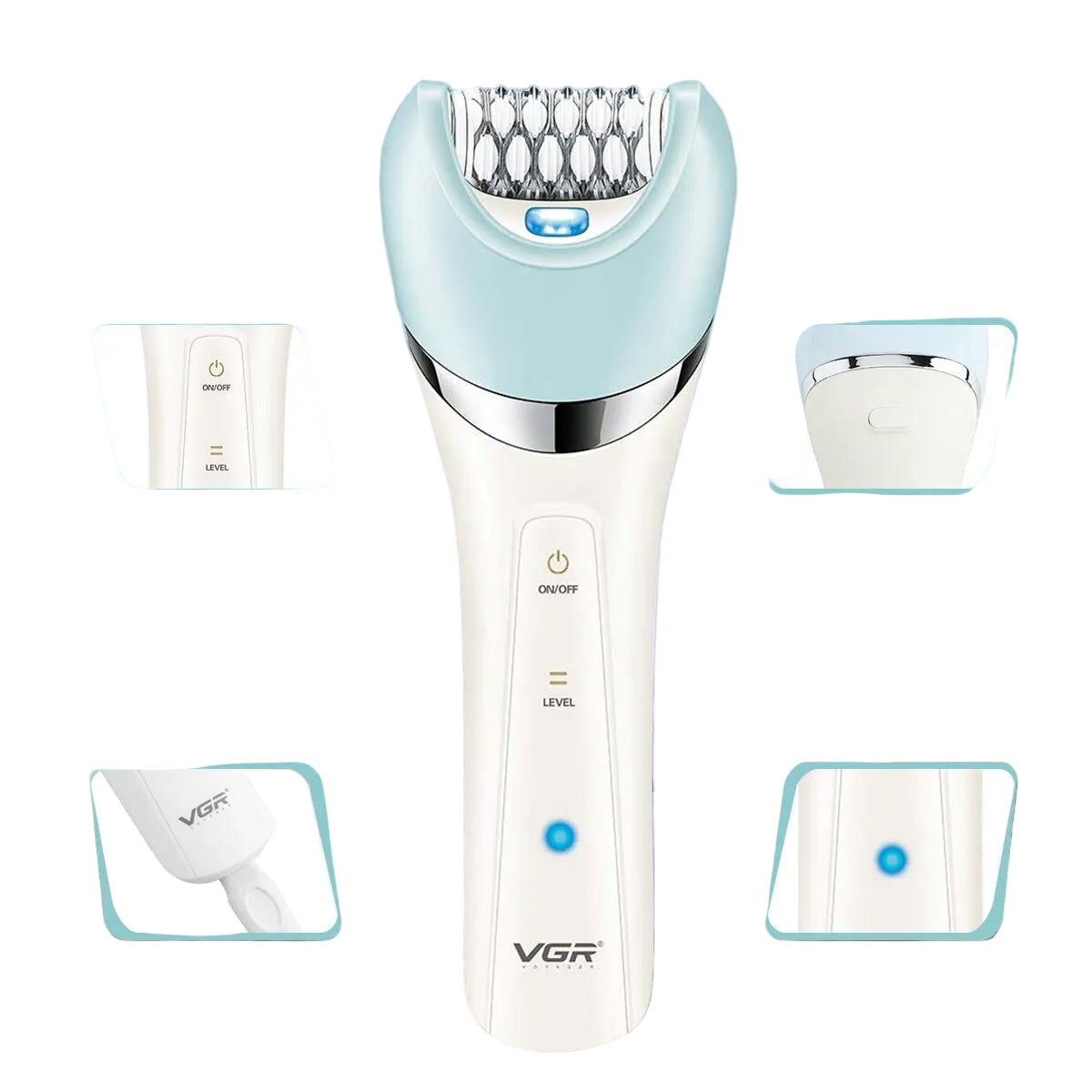 Kvinnors Multifunktionell Hårborttagare Elektrisk 5 i 1 2