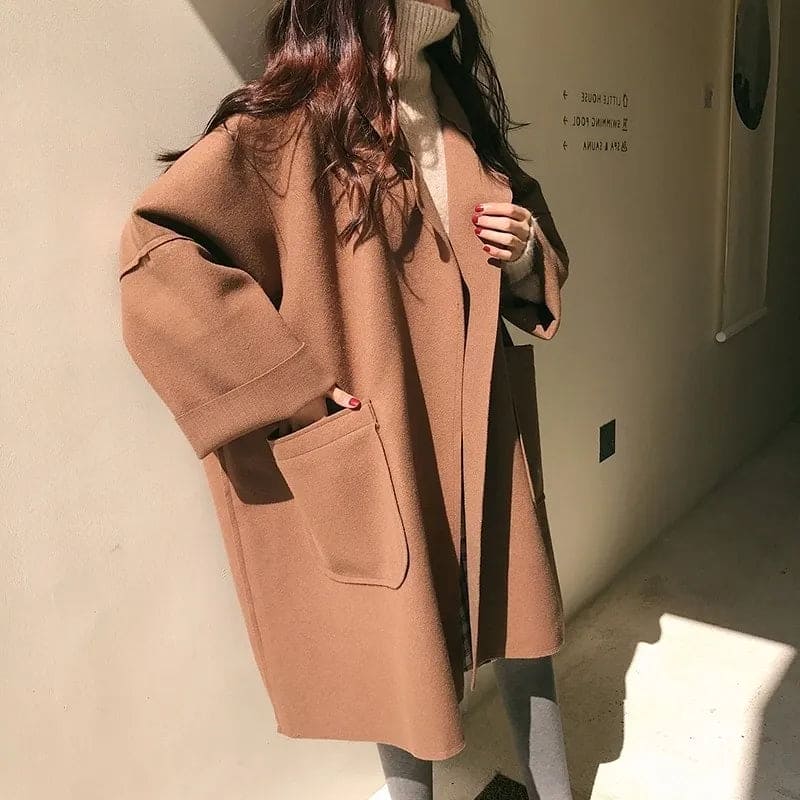 Kvinnors Överdimensionerad Trenchcoat 3