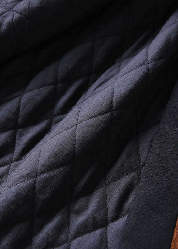 Kvinnors Parka med Huva och Knappfickor 4