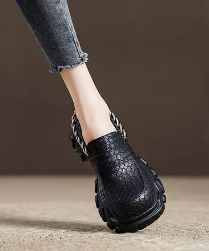 Kvinnors Plattform Loafers Modern Design 1