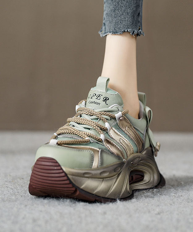 Kvinnors Plattform Skor med Korsremmar Modern Design 1