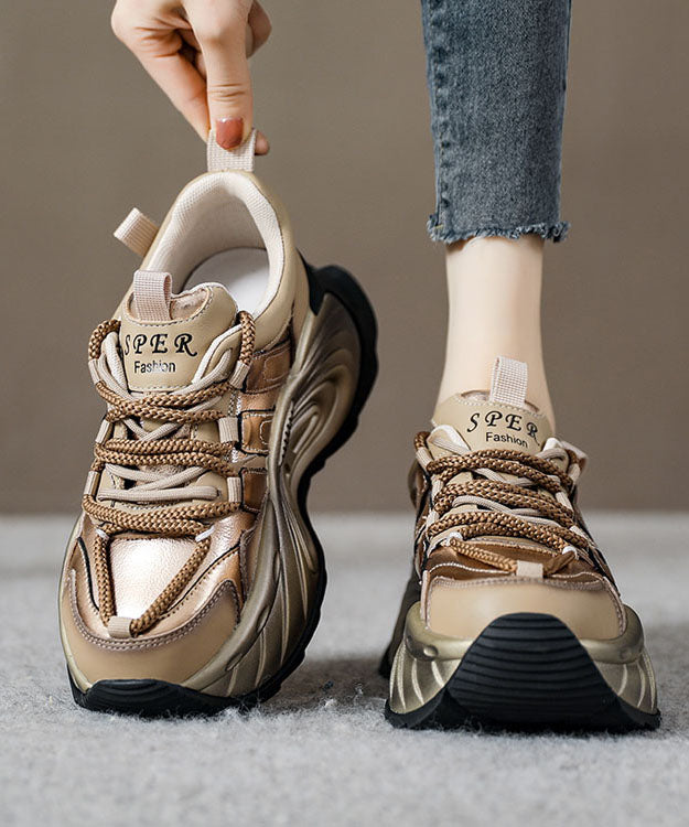 Kvinnors Plattform Skor med Korsremmar Modern Design 3