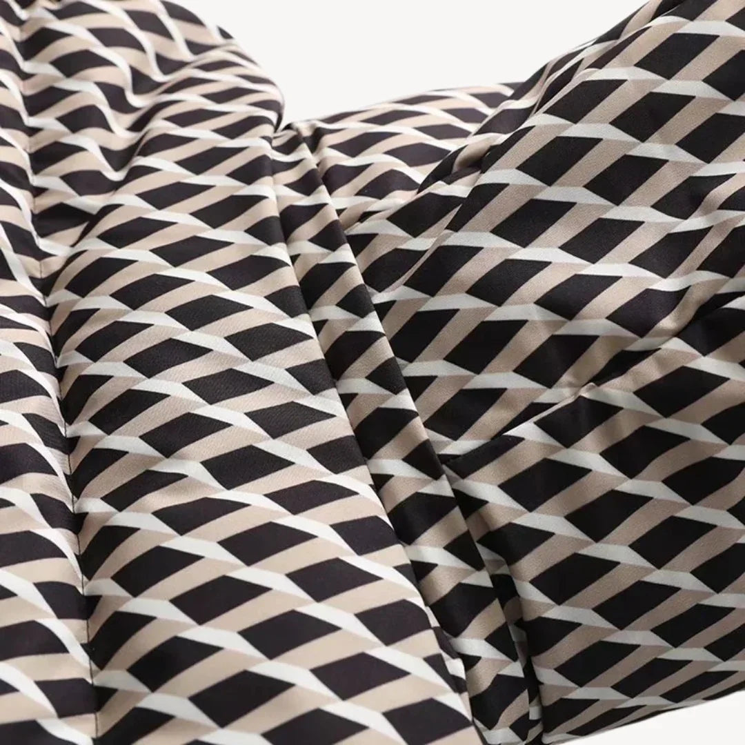 Kvinnors Pufferjacka med Bälte 5