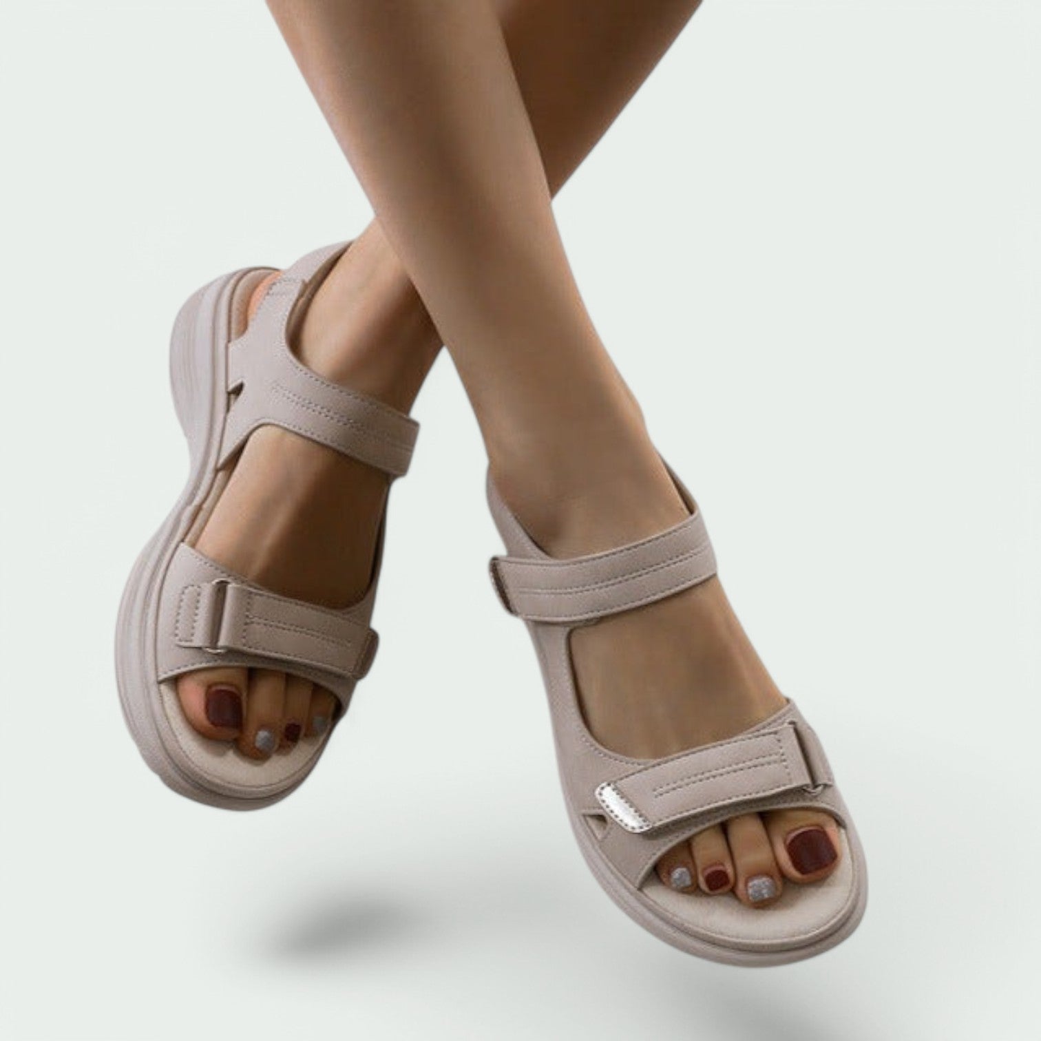 Kvinnors Sandaler Sportig Design Textil Polyuretan 5