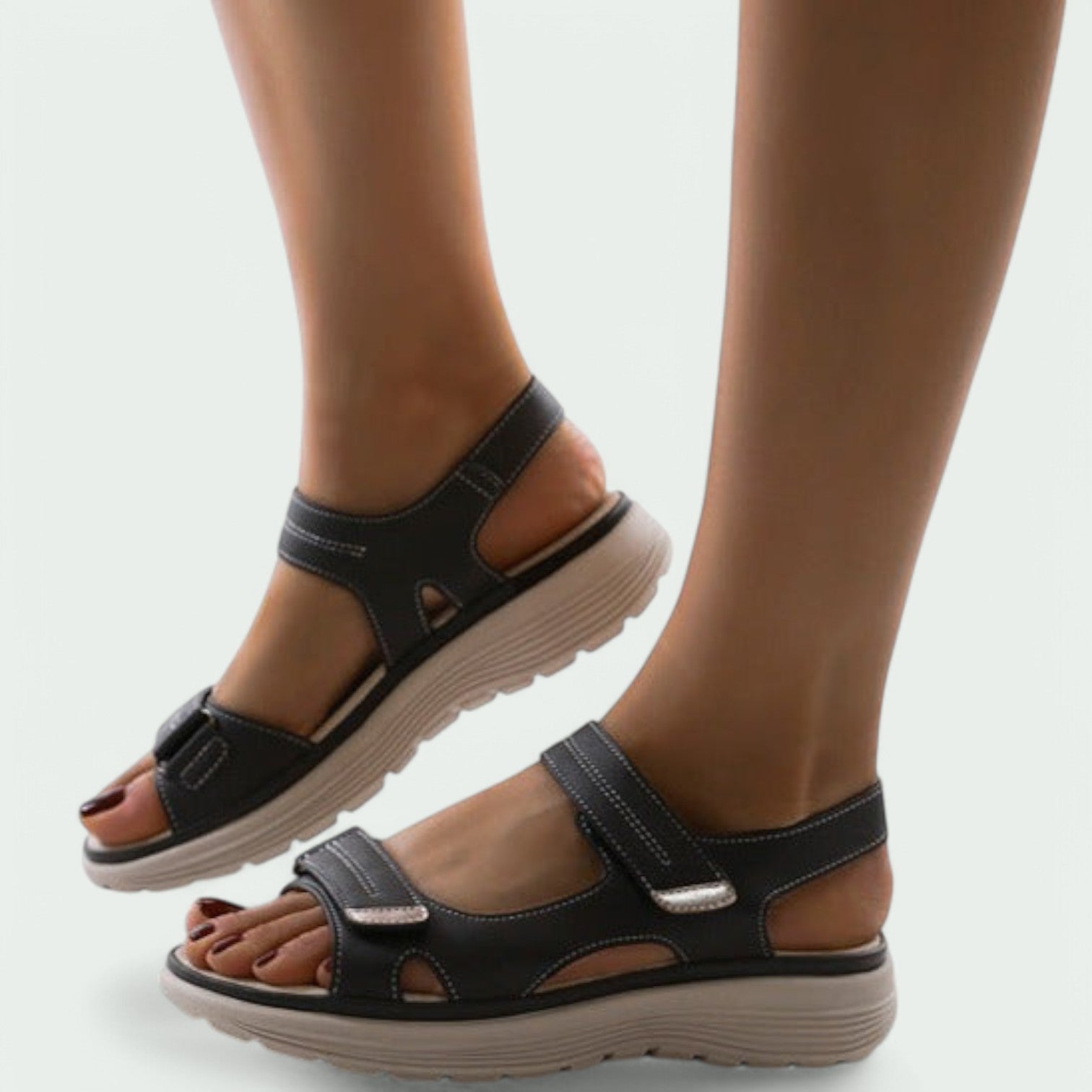 Kvinnors Sandaler Sportig Design Textil Polyuretan 7